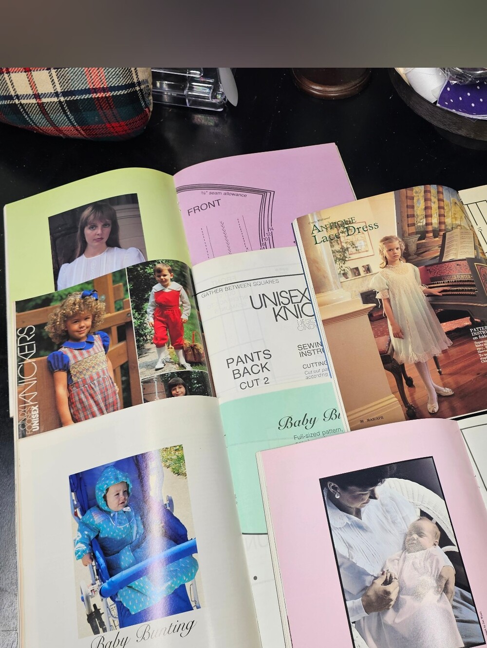 1980s CREATIVE NEEDLE Magazines With Sewing Patterns